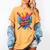 Baseball Lifestyle Drip Icecream Women's Comfort Colors T-Shirt Mustard