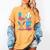 Baseball Love Drip Ice Cream Colorful Baseball Women's Comfort Colors T-Shirt Mustard