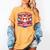 Baseball Is My Love Language Valentine Women's Comfort Colors T-Shirt Mustard