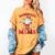 Baseball Mama Sports Mom Baseball Valentine Drip Girls Women Women's Comfort Colors T-Shirt Mustard