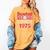 Baseball Mom Since 1975 Women's Comfort Colors T-Shirt Mustard Baseball Mom Since 1975 Women's Comfort Colors T-Shirt Mustard