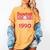 Baseball Mom Since 1990 Women's Comfort Colors T-Shirt Mustard Baseball Mom Since 1990 Women's Comfort Colors T-Shirt Mustard