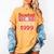Baseball Mom Since 1999 Women's Comfort Colors T-Shirt Mustard Baseball Mom Since 1999 Women's Comfort Colors T-Shirt Mustard
