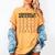 Baseball Mom Alphabet Women's Comfort Colors T-Shirt Mustard