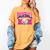 BASEBALL MOM BREAST CANCER RIBBON PINK SPORTS MOM Women's Comfort Colors T-Shirt Mustard BASEBALL MOM BREAST CANCER RIBBON PINK SPORTS MOM Women's Comfort Colors T-Shirt Mustard