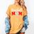 Baseball Mom Cute Letter Print Women Cute Mother's Day Women's Comfort Colors T-Shirt Mustard Baseball Mom Cute Letter Print Women Cute Mother's Day Women's Comfort Colors T-Shirt Mustard