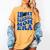 In My Baseball Mom Ear Blue Women's Comfort Colors T-Shirt Mustard