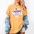 Baseball Mom Era Player Mother Game Day Women's Comfort Colors T-Shirt Mustard Baseball Mom Era Player Mother Game Day Women's Comfort Colors T-Shirt Mustard