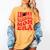In My Baseball Mom Era Red Women's Comfort Colors T-Shirt Mustard In My Baseball Mom Era Red Women's Comfort Colors T-Shirt Mustard