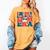 In My Baseball Mom Era Smile Face Retro Women's Comfort Colors T-Shirt Mustard