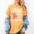 Baseball Mom Heart Ball Graphic Mother's Day Women's Comfort Colors T-Shirt Mustard Baseball Mom Heart Ball Graphic Mother's Day Women's Comfort Colors T-Shirt Mustard