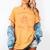 Baseball Mom Home Plate Social Club Mother's Day Women's Comfort Colors T-Shirt Mustard