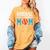 Baseball Mom Leopard Print Baseball Mama Women Mother's Day Women's Comfort Colors T-Shirt Mustard Baseball Mom Leopard Print Baseball Mama Women Mother's Day Women's Comfort Colors T-Shirt Mustard