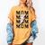 Baseball MOM Lightning Bolt Tshirt Retro Women's Comfort Colors T-Shirt Mustard