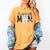 Baseball Mom Mama Mother Women's Comfort Colors T-Shirt Mustard