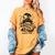 Baseball Mom May Get Loud Messy Bun Mother's Day Women's Comfort Colors T-Shirt Mustard