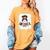 Baseball Mom Messy Bun Mommy Baseball Player Women's Comfort Colors T-Shirt Mustard Baseball Mom Messy Bun Mommy Baseball Player Women's Comfort Colors T-Shirt Mustard