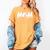 Baseball Mom Mother's Day Mama Sport Women's Comfort Colors T-Shirt Mustard Baseball Mom Mother's Day Mama Sport Women's Comfort Colors T-Shirt Mustard