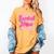 Baseball Mom And Pink Grid Sports Mother Mama Player Women's Comfort Colors T-Shirt Mustard Baseball Mom And Pink Grid Sports Mother Mama Player Women's Comfort Colors T-Shirt Mustard