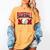 Baseball Mom Sports Red Women's Comfort Colors T-Shirt Mustard