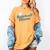 Baseball Mom Team Ball Sports Fan Women's Comfort Colors T-Shirt Mustard