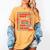 Baseball Mom Traits For Great Mothers Grey And Red Women's Comfort Colors T-Shirt Mustard