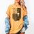 Baseball Mom USA Flag Baseball Mama Day Vibes Mama Women's Comfort Colors T-Shirt Mustard Baseball Mom USA Flag Baseball Mama Day Vibes Mama Women's Comfort Colors T-Shirt Mustard