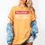 Baseball Mom Warning Uncontrollable Yelling Funny Sign Women's Comfort Colors T-Shirt Mustard Baseball Mom Warning Uncontrollable Yelling Funny Sign Women's Comfort Colors T-Shirt Mustard