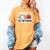 Baseball Mom Women Mama Season Baseball Lover Girls Boys Women's Comfort Colors T-Shirt Mustard