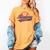 Baseball Mommy Of The Rookie Mom Birthday Baseball Women's Comfort Colors T-Shirt Mustard