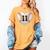 Baseball Number 11 Distressed Heart For Baseball Moms Women's Comfort Colors T-Shirt Mustard Baseball Number 11 Distressed Heart For Baseball Moms Women's Comfort Colors T-Shirt Mustard