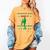 Baseball Player Christmas Pajama Send It Xmas PJs Boys Women's Comfort Colors T-Shirt Mustard