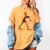 Baseball Player Women's Comfort Colors T-Shirt Mustard