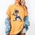 Baseball Puerto Rico Patriotic Flag Boricua Baseball Player Women's Comfort Colors T-Shirt Mustard