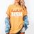 Baseball Senior Mom Of A Senior Baseball Player Mom 2026 Women's Comfort Colors T-Shirt Mustard Baseball Senior Mom Of A Senior Baseball Player Mom 2026 Women's Comfort Colors T-Shirt Mustard
