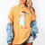 Baseball Snowman Drip Cool Christmas Men Boys Girls Women's Comfort Colors T-Shirt Mustard
