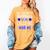 BASEBALL STAR MOM Sporty Design For Proud Baseball Moms Women's Comfort Colors T-Shirt Mustard