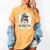 Bleached Messy Bun Game Day Vibes Baseball Mom Game Day Women's Comfort Colors T-Shirt Mustard Bleached Messy Bun Game Day Vibes Baseball Mom Game Day Women's Comfort Colors T-Shirt Mustard