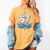 Blue Camo Baseball 67 Six Seven Camo Ice Cream Drip Boy Teen Women's Comfort Colors T-Shirt Mustard