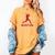 Boston Lovers Skyline Retro Baseball Heartbeat Men Women Women's Comfort Colors T-Shirt Mustard Boston Lovers Skyline Retro Baseball Heartbeat Men Women Women's Comfort Colors T-Shirt Mustard