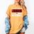 This Boy Runs On Jesus And Baseball Christian Baseball Women's Comfort Colors T-Shirt Mustard This Boy Runs On Jesus And Baseball Christian Baseball Women's Comfort Colors T-Shirt Mustard