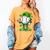Boys St Patrick’s Day Baseball Drip Ice Cream Apparel Youth Women's Comfort Colors T-Shirt Mustard