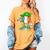 Boys St Patricks Day Kids Baseball Player Ice Cream Drip Women's Comfort Colors T-Shirt Mustard Boys St Patricks Day Kids Baseball Player Ice Cream Drip Women's Comfort Colors T-Shirt Mustard