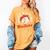 Busy Raising Ballers Baseball Mom Sons Women's Comfort Colors T-Shirt Mustard