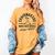Chairmakers Sheboygan Minor League Baseball Women's Comfort Colors T-Shirt Mustard