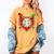 Christmas Baseball Ice Cream Drip Men Women Kids Women's Comfort Colors T-Shirt Mustard