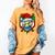 Christmas Baseball Ice Cream Drip Santa Baseball Player Kids Women's Comfort Colors T-Shirt Mustard Christmas Baseball Ice Cream Drip Santa Baseball Player Kids Women's Comfort Colors T-Shirt Mustard