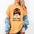 Class Of 2025 Baseball Mom Senior Graduation Graduate Women Women's Comfort Colors T-Shirt Mustard