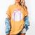 Coquette Baseball Mom Pink Bow Baseball Mama Women's Comfort Colors T-Shirt Mustard Coquette Baseball Mom Pink Bow Baseball Mama Women's Comfort Colors T-Shirt Mustard