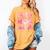 Coquette Bow In My Baseball Mom Era Baseball Mama Mother Day Women's Comfort Colors T-Shirt Mustard